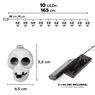 Picture of Guirnalda 10 Luces Led Calaveras (150cm)