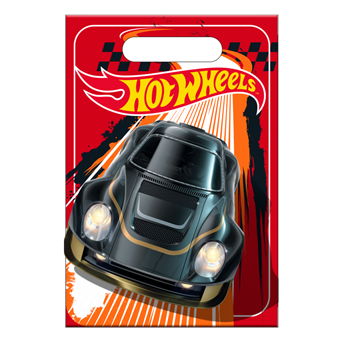 Imagen de Bolsas Chuches Hot Wheels plástico (6 unidades)