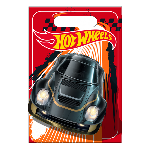 Imagen de Bolsas Chuches Hot Wheels plástico (6 unidades)