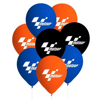 Imagen de Globos MotoGp Mix Látex (8 unidades)