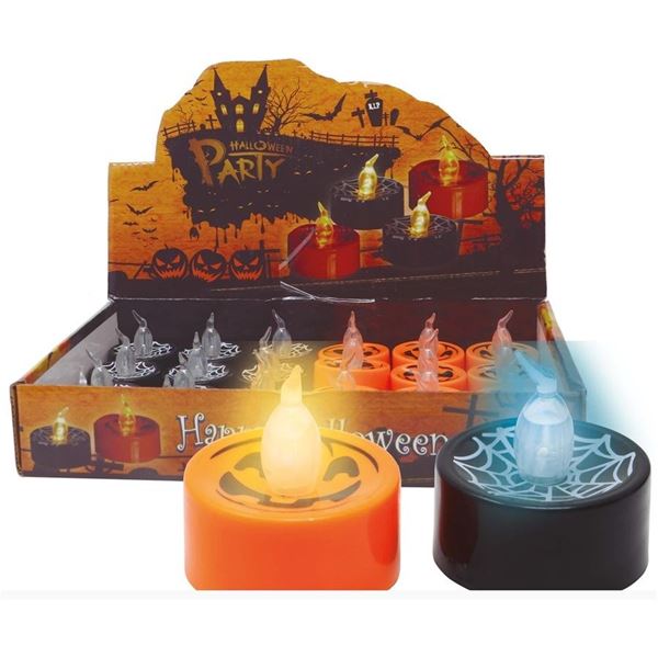 Picture of Vela Luz Halloween Mix 4x4cm (1 unidad)