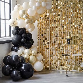 Imagens de Arco de Globos en Dorado, Nude y Champán