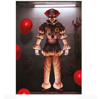 Imagens de Troquelado Payaso Circo Terror Gigante cartón (180cm)