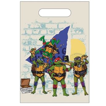 Imagen de Bolsas Chuches Tortugas Ninja plástico (6 unidades)