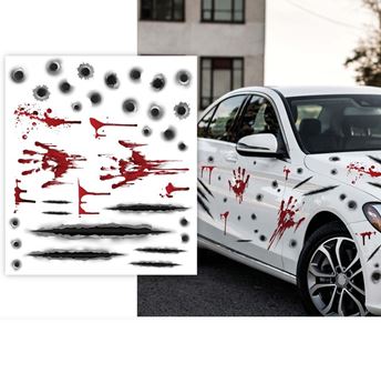 Imagens de Decorado Adhesivo Coche Terror