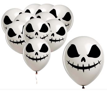 Imagens de Globos Fantasma Blanco Látex (10 unidades)