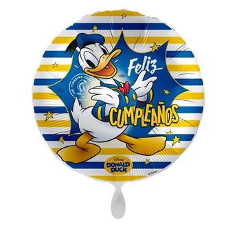 Imagen de Globo Pato Donald Feliz Cumpleaños (43cm)