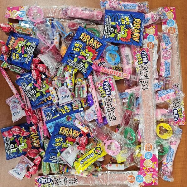 Imagens de Bolsa Chuches Relleno Piñata para 10 Niños (100 Chuches) Sin gluten