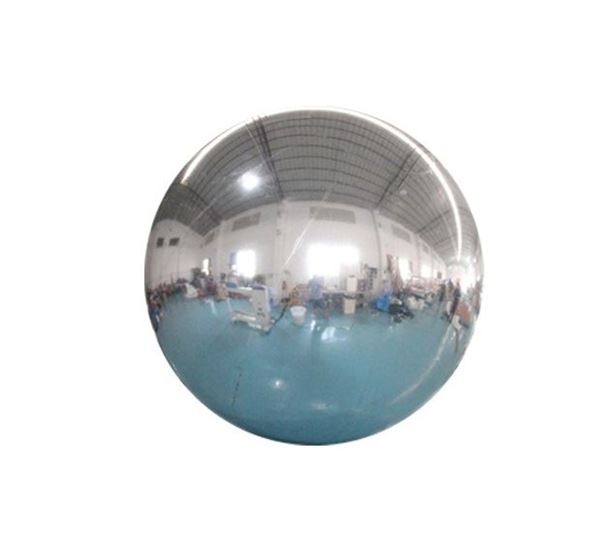 Imagen de Globo Mirror Ball Inflable Plata (1m)