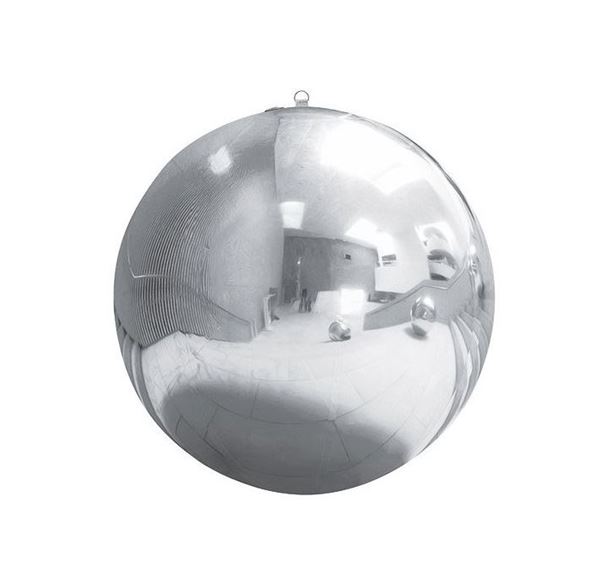 Imagen de Globo Mirror Ball Inflable Plata (120cm)