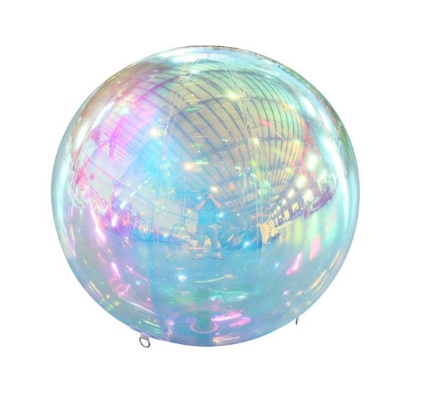 Imagens de Globo Mirror Ball Inflable Iridiscente (1,5m)