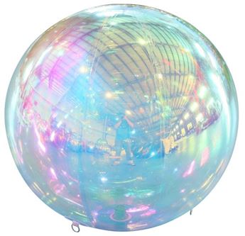 Imagens de Globo Mirror Ball Inflable Iridiscente (2m)