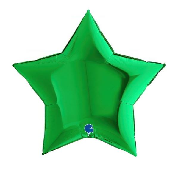 Imagens de Globo Estrella Jumbo Verde 86cm x 81cm (5uds)