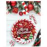 Imagen de Platos Navideños Merry Christmas Infantil cartón 23cm (6 unidades)