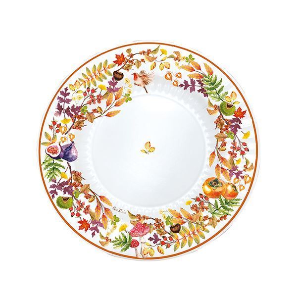 Picture of Plato Thanksgiving cartón 21cm (8uds)