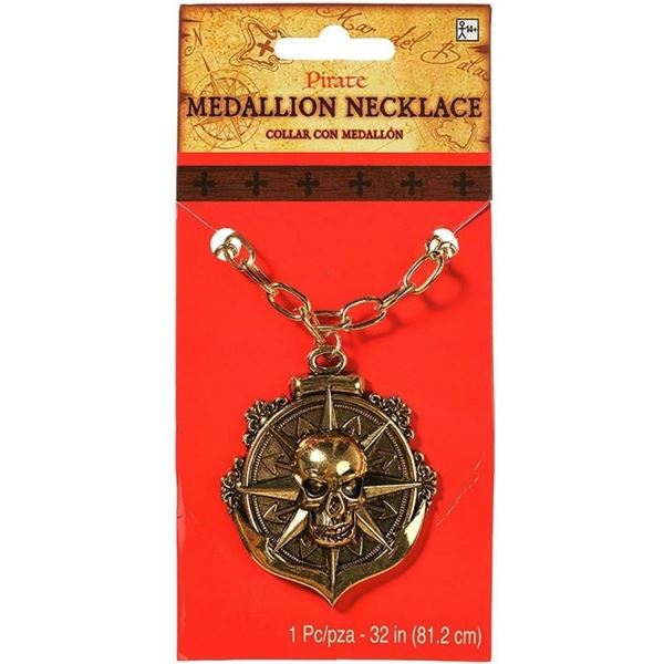 Imagens de Accesorio Medallón Pirata Calavera