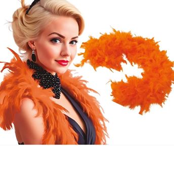 Imagens de Boa Plumas Naranja (40g)