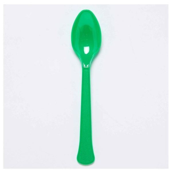 Picture of Cucharas Verdes Hoja Reutilizables (24 uds.)