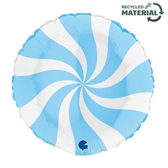 Picture of Globo Caramelo Azul Mate (35cm)