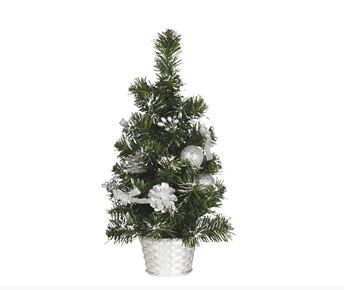 Imagens de Árbol de Navidad plata nevado (40cm)