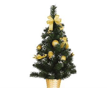 Imagens de Árbol de Navidad Oro nevado (60cm)