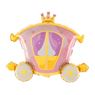 Imagen de Globo Carroza de Princesa Foil Grande (74cm x 63cm)