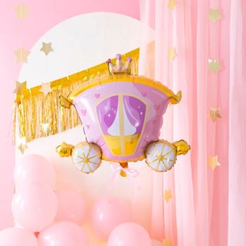 Imagens de Globo Carroza de Princesa Foil (74cm x 63cm)