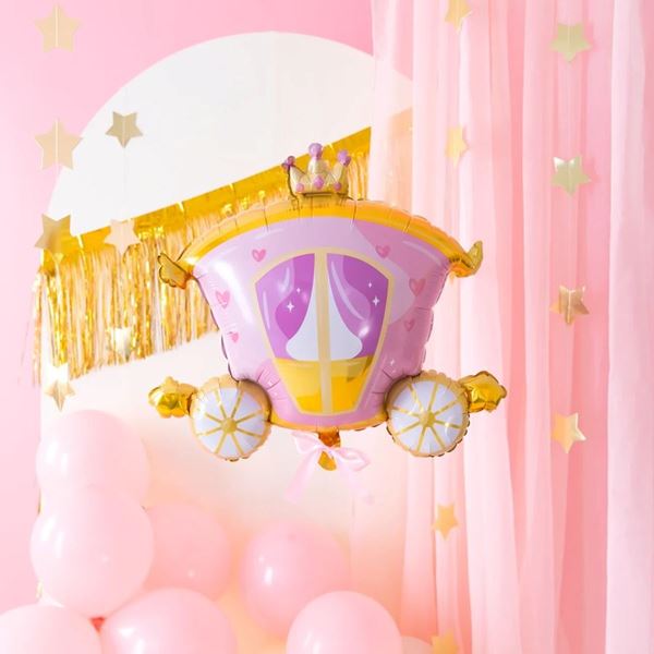 Imagen de Globo Carroza de Princesa Foil (74cm x 63cm)