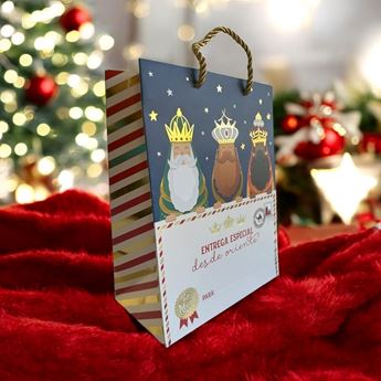 Imagen de Bolsa Entrega Especial Reyes Magos cartón (24cm)