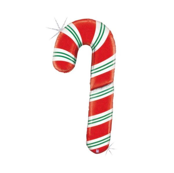 Imagen de Globo Candy Cane Gigante de Navidad (149 x 74 cm)