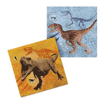 Imagens de Servilletas Dinosaurio T-Rex papel 33cm (20 unidades)