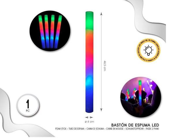 Picture of Bastón Espuma con Leds (46cm)