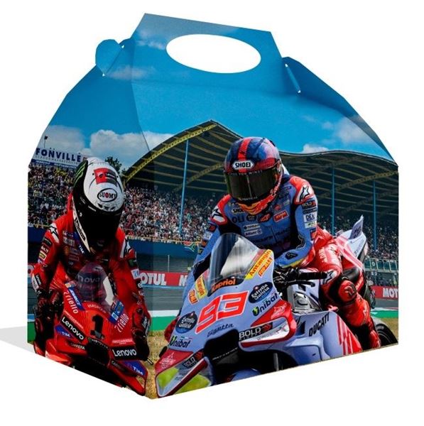 Picture of Caja Chuches MotoGP cartón 16cm (1 unidad)