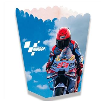 Imagen de Caja Palomitas Mini MotoGp cartón 12cm x 5cm (1 unidad)