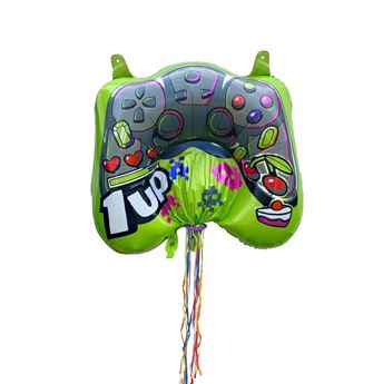 Imagen de Piñata Hinchable Mando Consola Videojuegos Foil Reutilizable