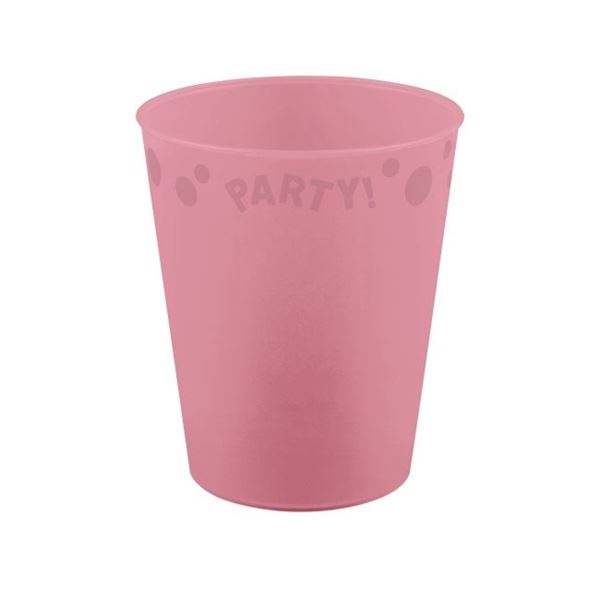 Imagen de Vaso Reutilizable Infantil Rosa Pastel 250 ml