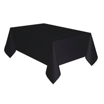 Imagens de Mantel Negro Carbón plástico (137cm x 274cm)