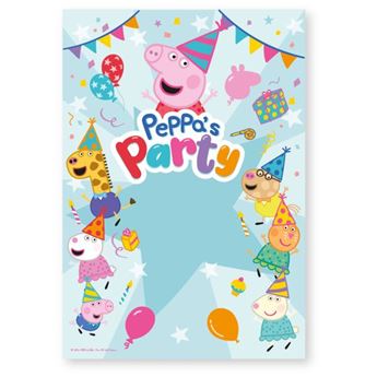 Imagen de Fondo Photocall Pared Peppa Pig Tela (2m x 1.4m)