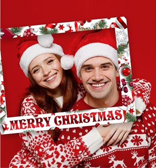 Imagen de Marco Photocall Merry Christmas (80cm x 60cm)