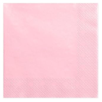 Picture of Servilletas Rosa Pastel papel 33cm (20 unidades)