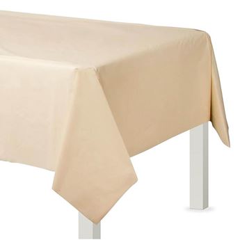 Imagen de Mantel Marfil Rectangular plástico (137cm x 274cm)