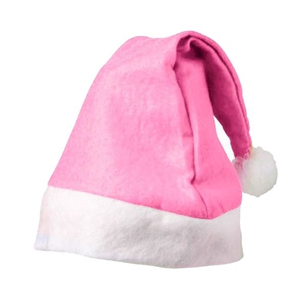 Picture of Gorro Papá Noel Rosa Navideño