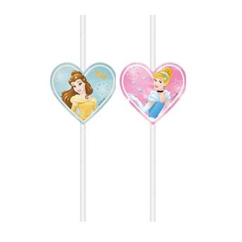 Imagen de Pajitas Princesas Disney papel (4 unidades)