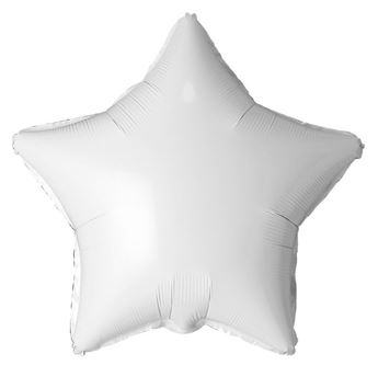 Imagen de Globo Jumbo Estrella Foil Blanco 170cm / 68 pulgadas