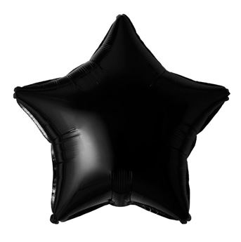 Imagen de Globo Jumbo Estrella Foil Negra 170cm / 68 pulgadas