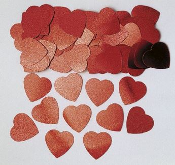 Imagen de Confeti Corazones Rojos Jumbo (14g)