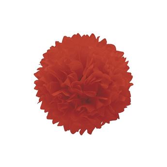 Picture of Pompones Rojos papel 25cm (3 unidades)