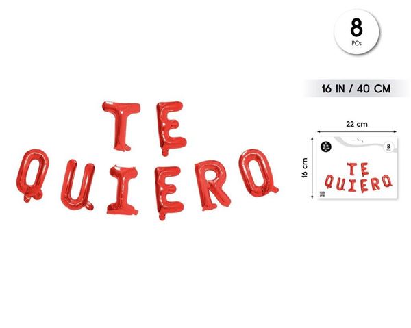 Picture of Globo "Te Quiero" Rojo Foil (40cm)