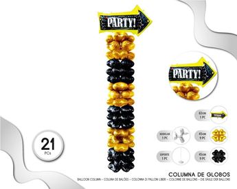 Imagen de Columna con Globos Tema "Party!"