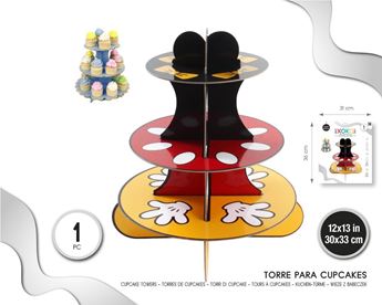 Picture of Stand Cupcake Mickey Mouse (30cm x 33cm)